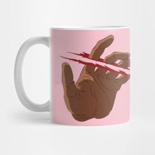 Aesthetic Anime hand dark Mug